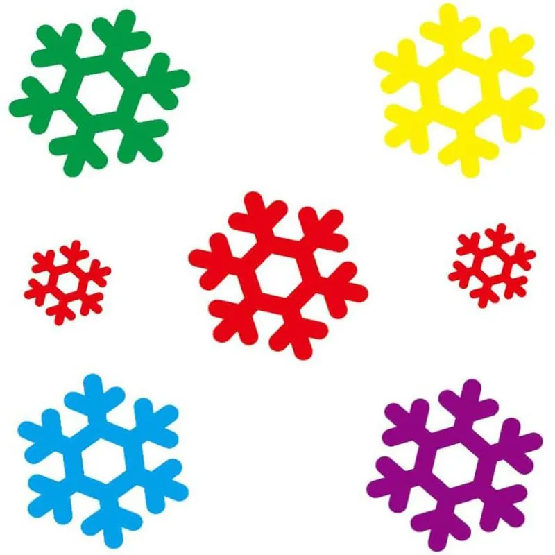 10pcs Christmas Decorations Static Paste Ornament Glass Window Electrostatic