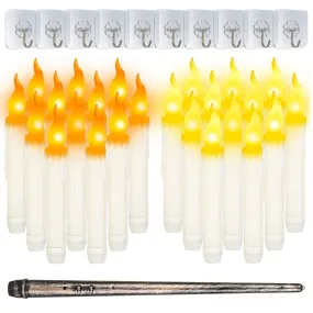 12-Pieces: Flameless LED Magic Floating Candles
