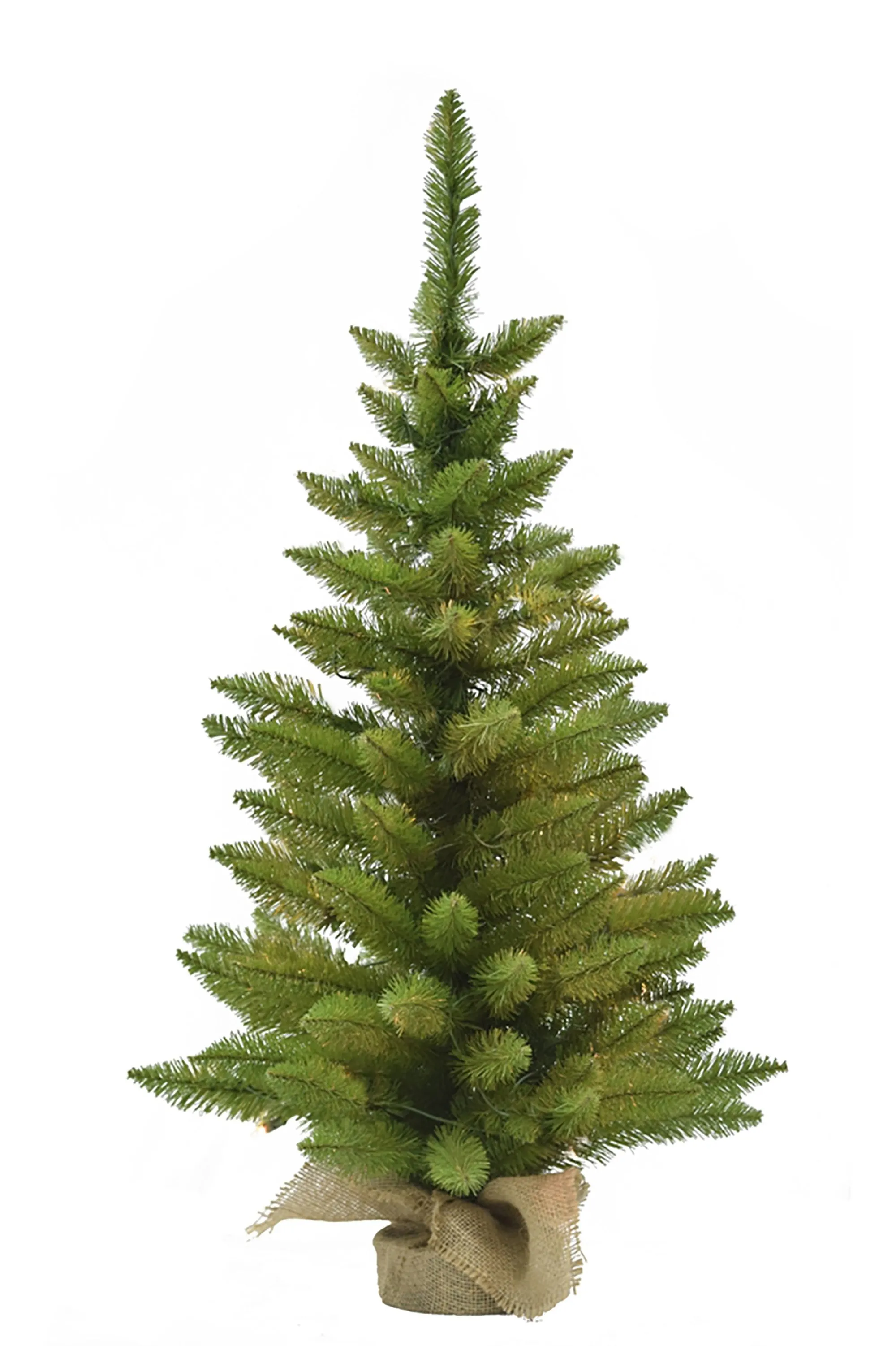 3' Tabletop Christmas Tree with Burlap Base