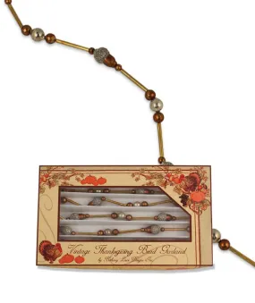 Acorn Glass Bead Garland