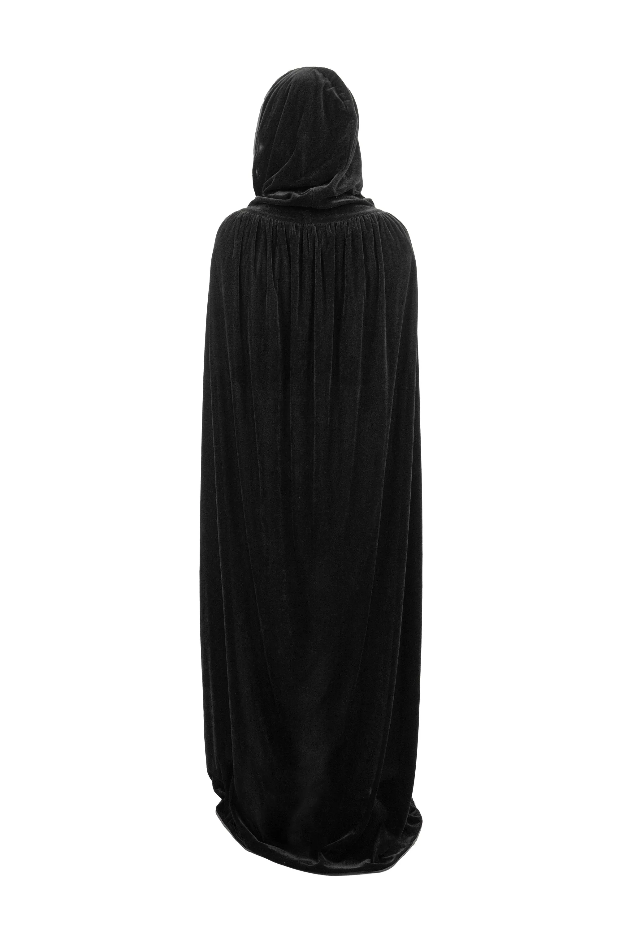 Adult Black Velvet Cloak