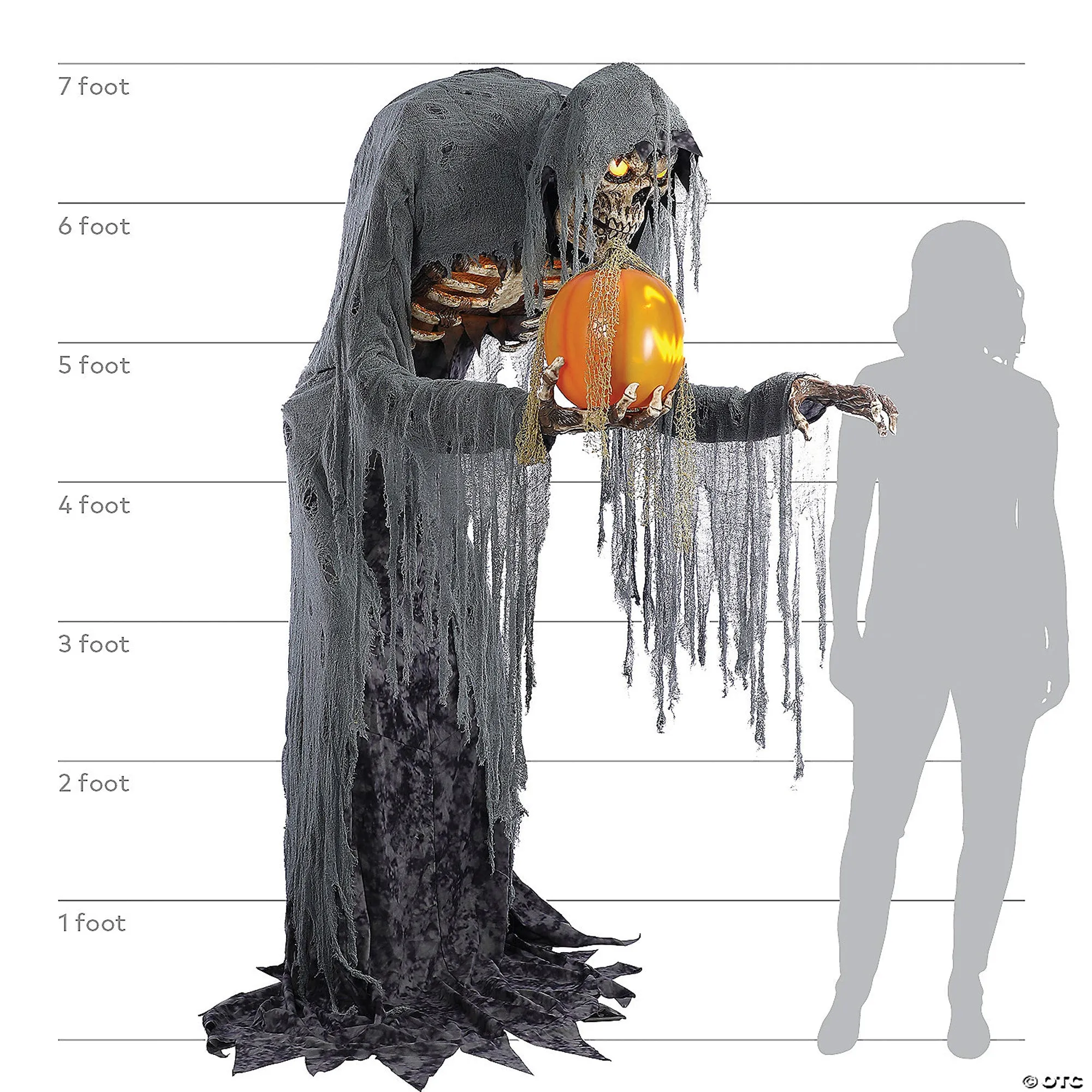 Animated Jack Stalker Animatronic, 84 Inches, 1 Count