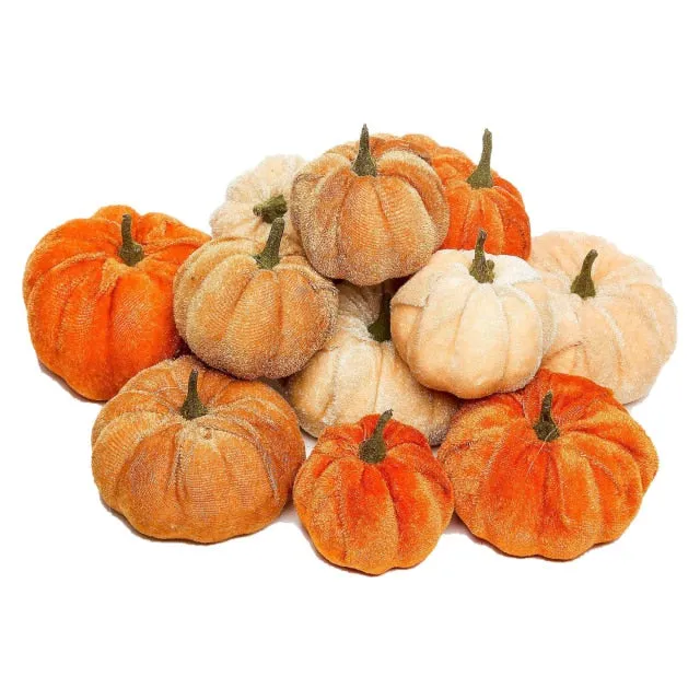 Artificial Pumpkin Velvet Plush Decoration