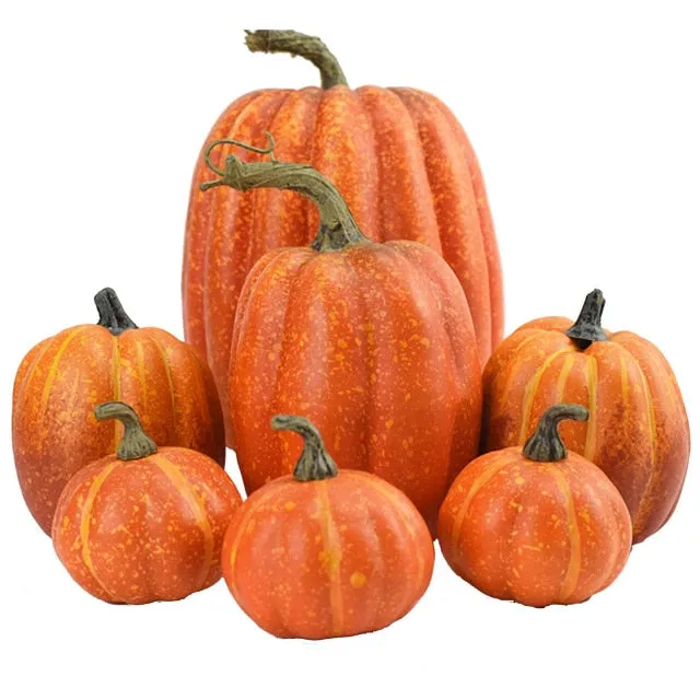 Artificial Pumpkin Velvet Plush Decoration