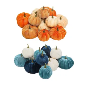 Artificial Pumpkin Velvet Plush Decoration