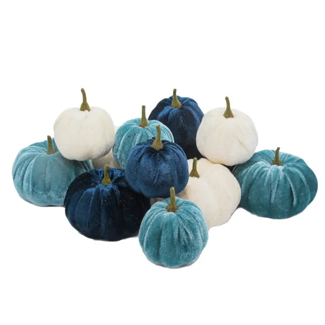 Artificial Pumpkin Velvet Plush Decoration