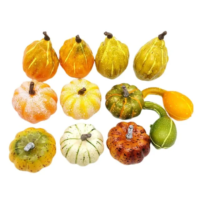 Artificial Pumpkin Velvet Plush Decoration