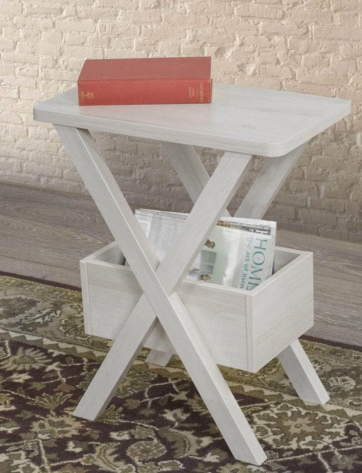 Axel Modern Rectangular Accent Plant Stand Table - Available in 3 Colours