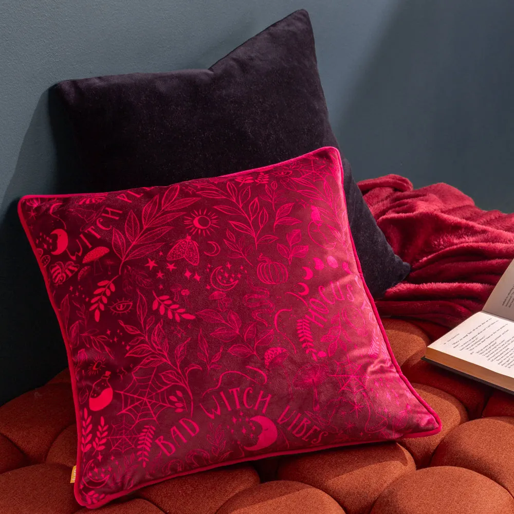 Bad Witch Vibes Cushion Pumpkin