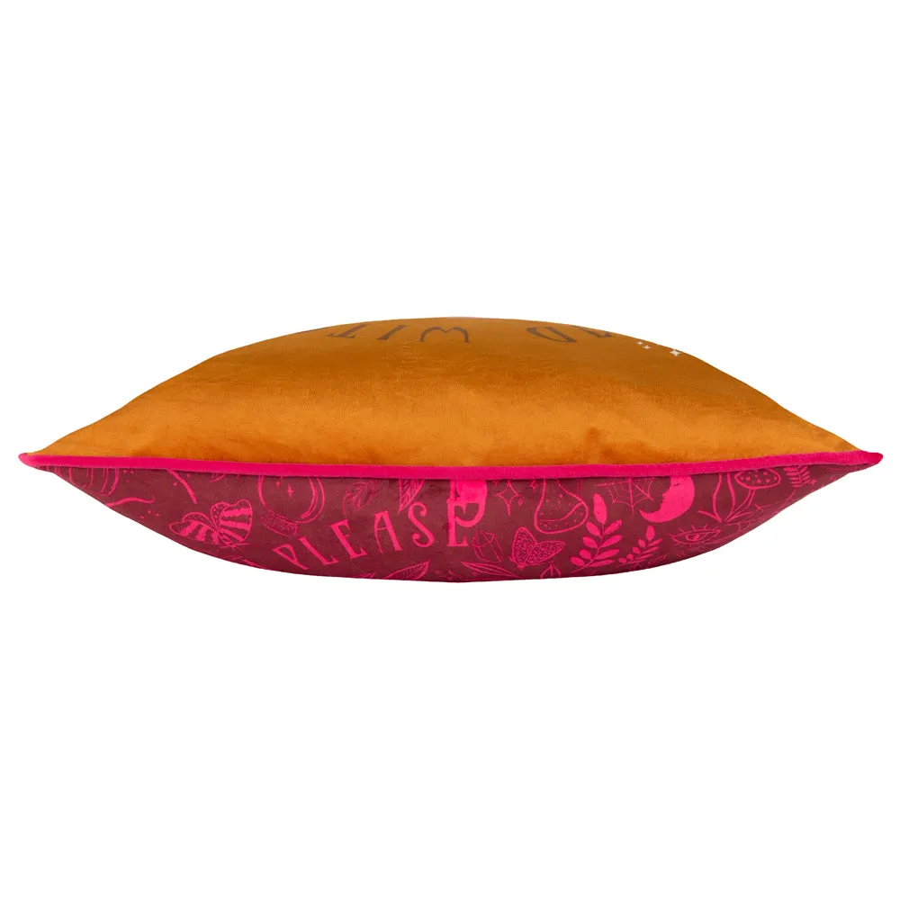 Bad Witch Vibes Cushion Pumpkin