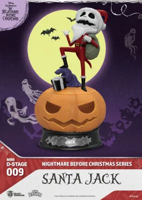 Beast Kingdom The Nightmare Before Christmas Santa Jack Mini D-Stage PVC Figure