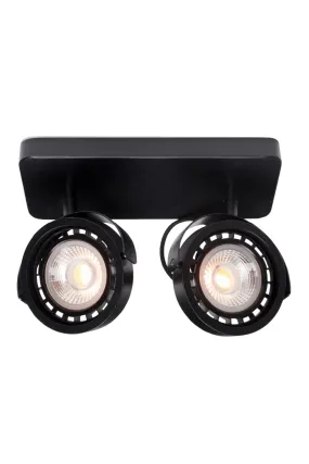 Black 2-Spotlight Ceiling Lamp | Zuiver Dice