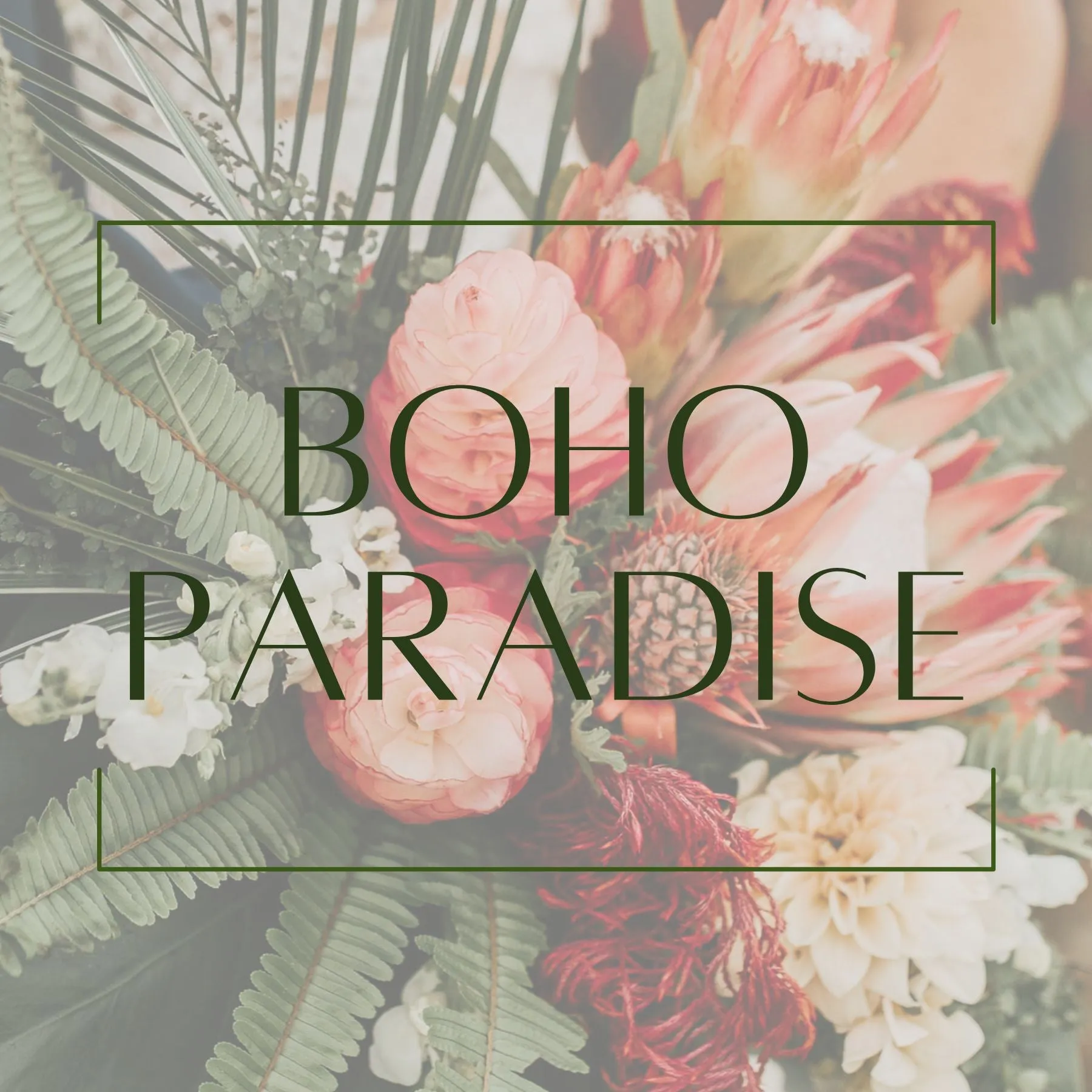 Boho Paradise - Arch Arrangements