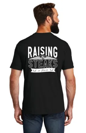 Bold Wild Delicious / Raising the Steaks Black T-Shirt