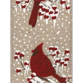 Cardsnow, Wired Edge Natural #40, 2.5in, Sold Per Yard