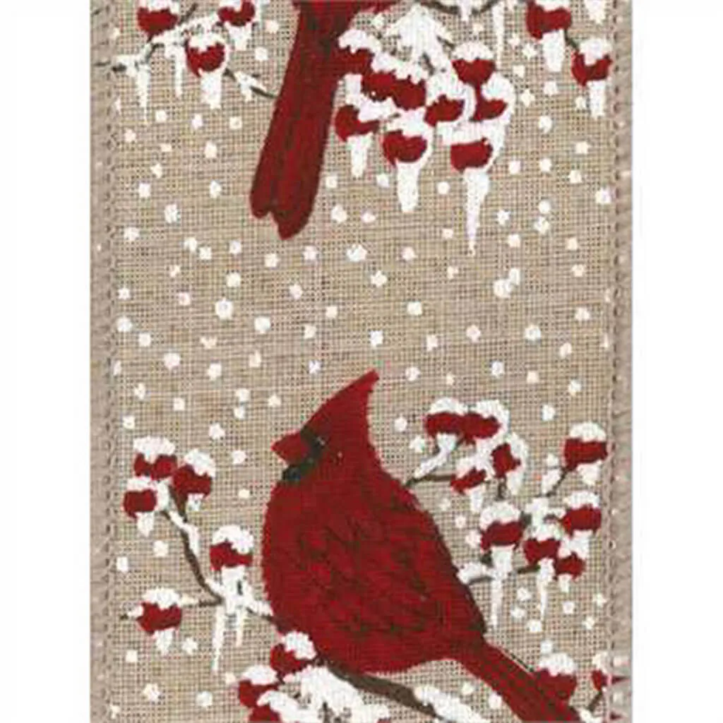 Cardsnow, Wired Edge Natural #40, 2.5in, Sold Per Yard