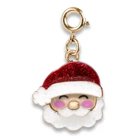 Charm It Gold Glitter Santa Claus
