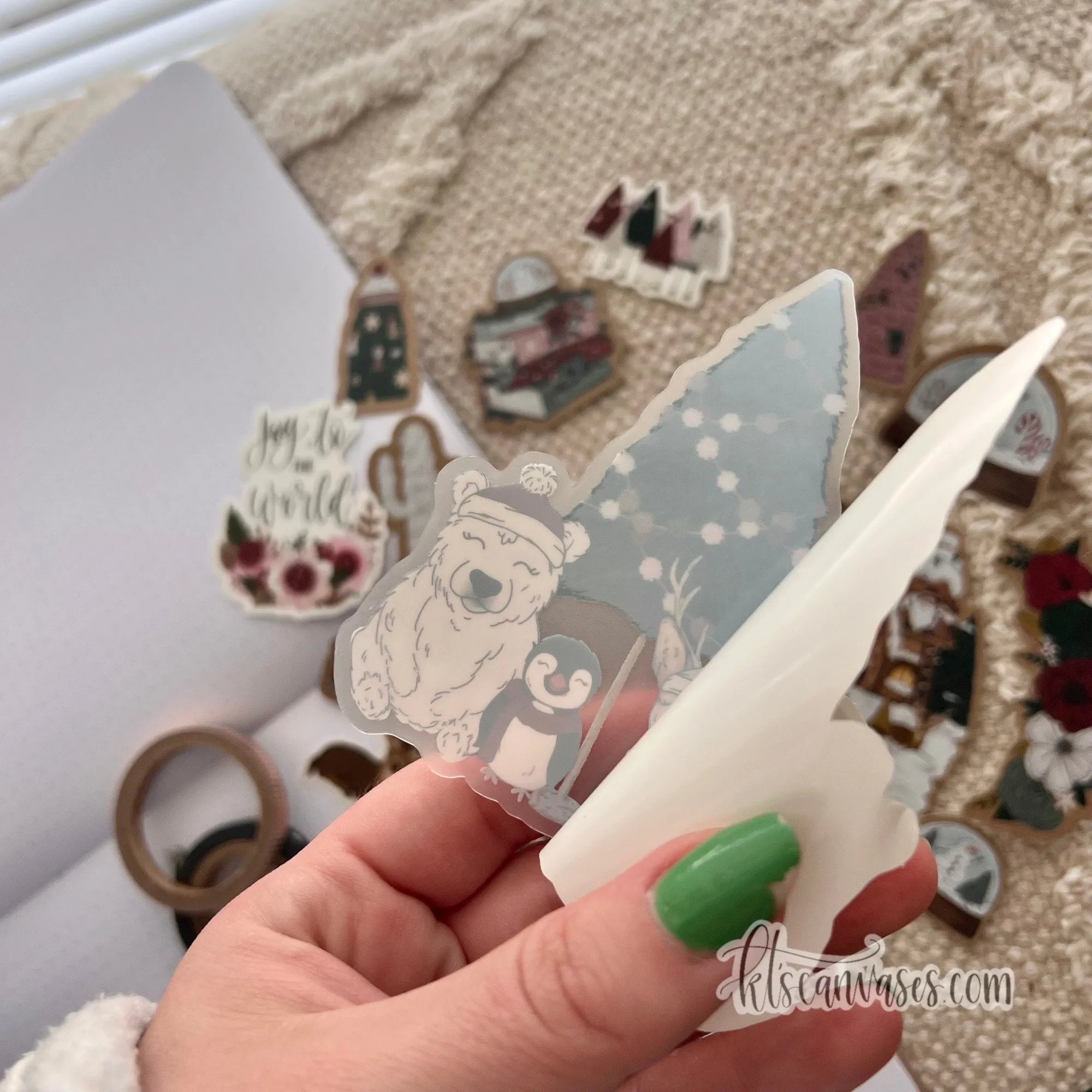 Christmas Floral Sticker Pack (20 stickers included)
