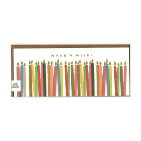 Colored Birthday Candles Cards