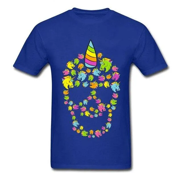Colored Unicorn Skull Shirt