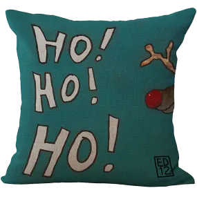 Comi Vintage Christmas Jolly Santa Clau Square Pillowcase Cover Case