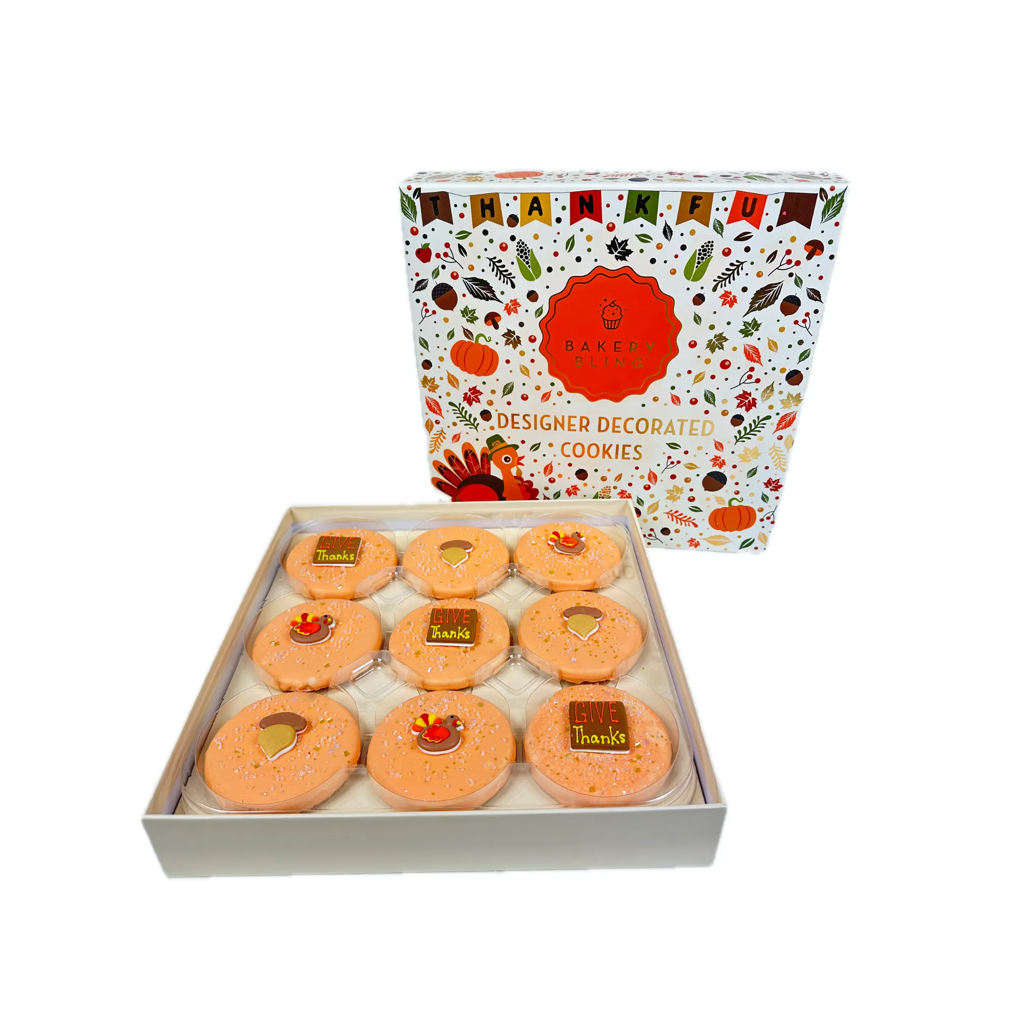Cozy Thanksgiving Bundle (Designer Decorated Cookies   Turkey Cookie Kit)