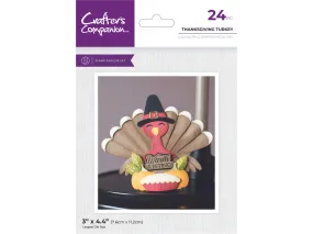 Crafter's Companion Stamp & Die - Thanksgiving Turkey