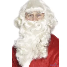 Deluxe Santa Wig and Beard Set