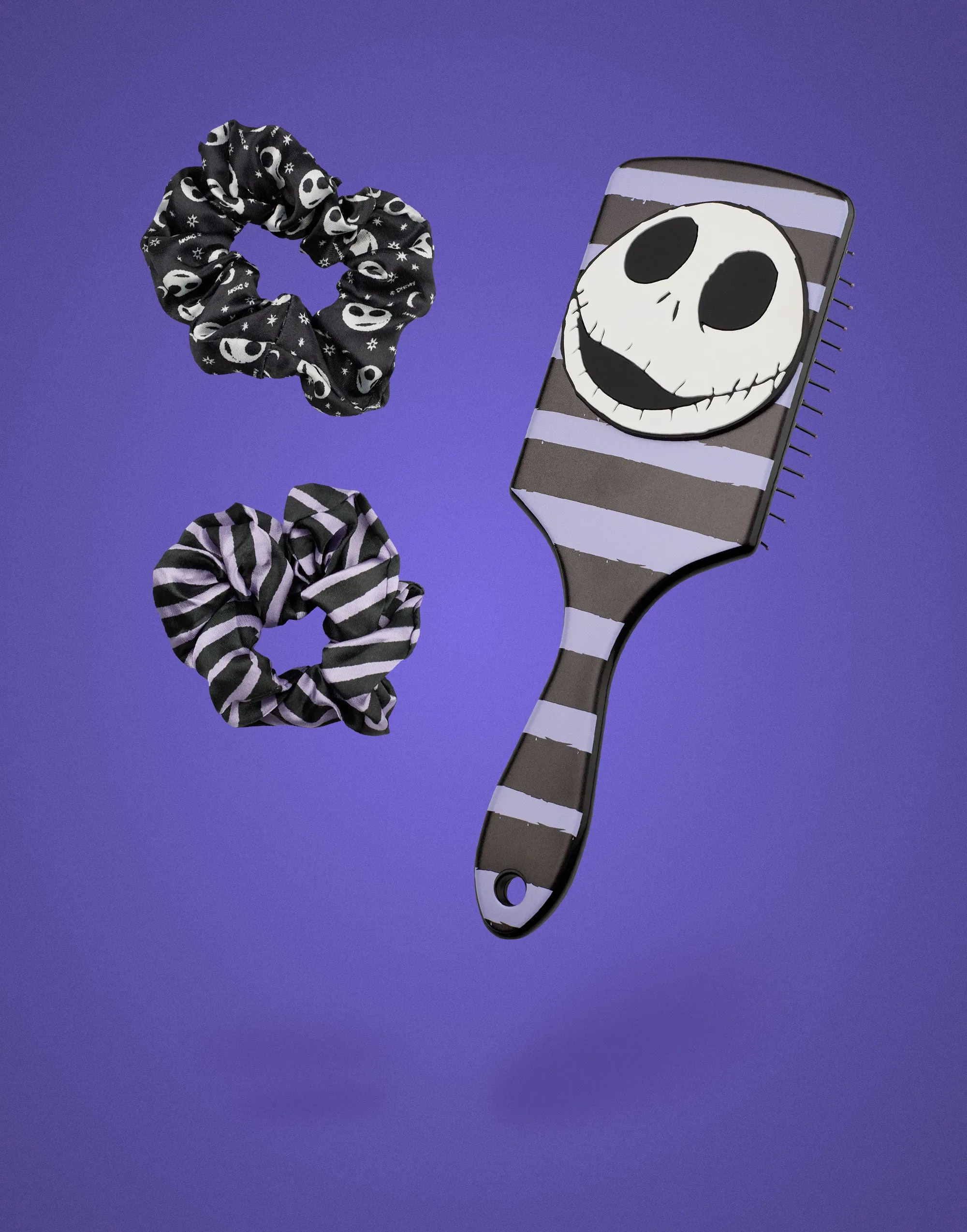 Disney The Nightmare Before Christmas Hair Brush and Scrunchie Set