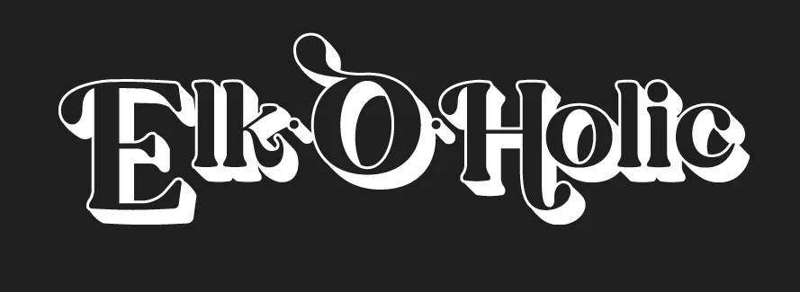 Elk.O.Holic / May Cause Addiction Black T-Shirt