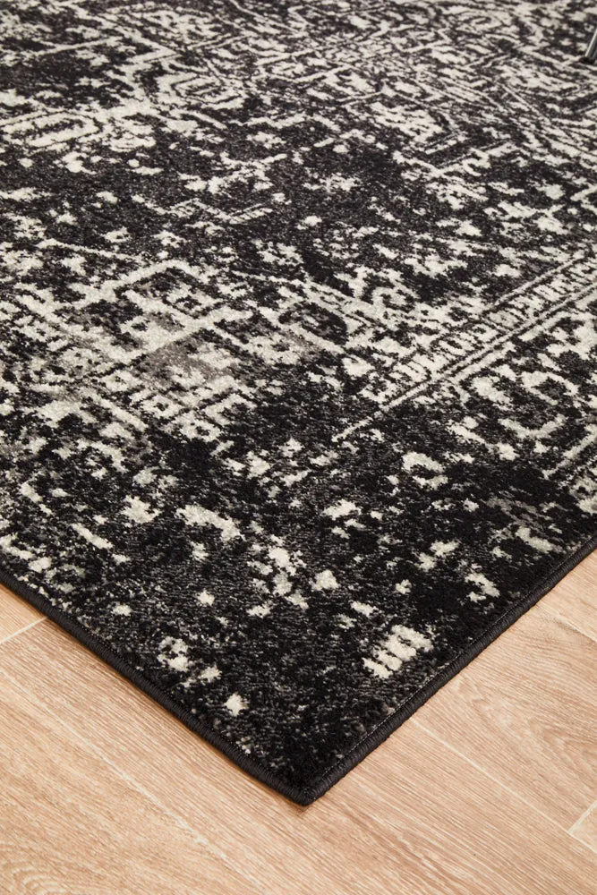 Esme Scape Charcoal Transitional Rug