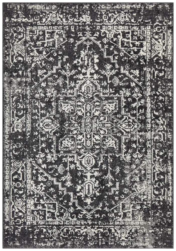 Esme Scape Charcoal Transitional Rug