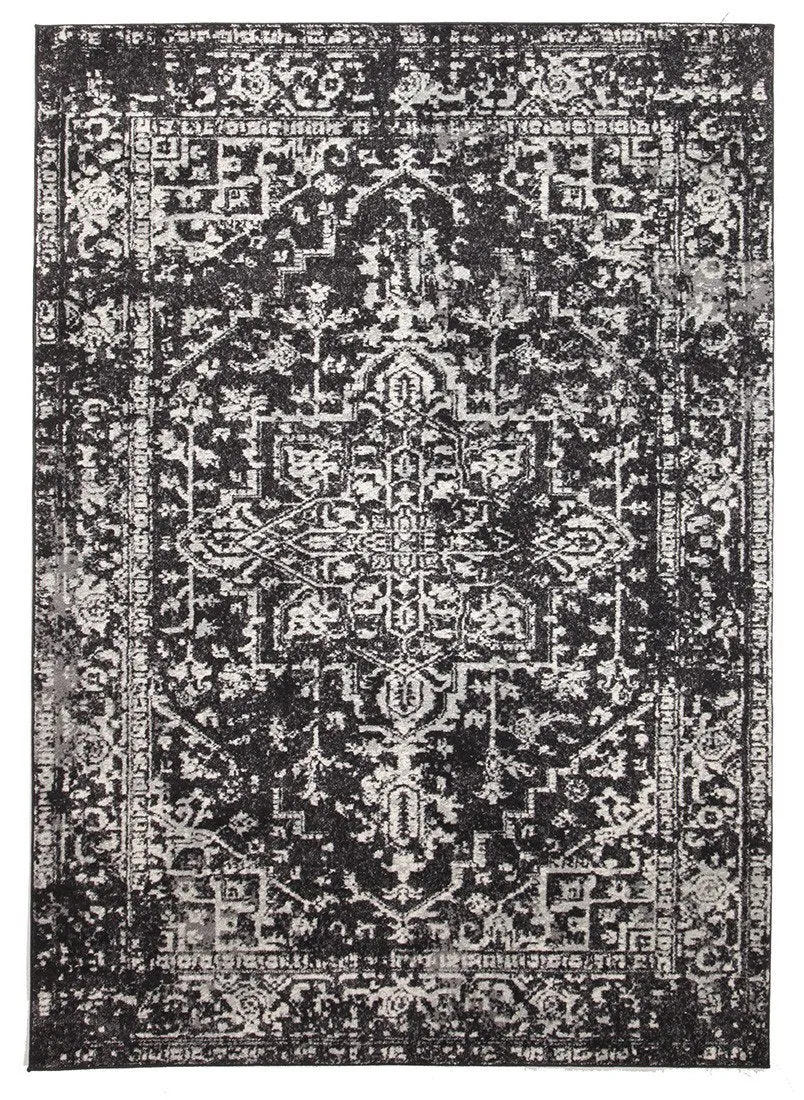 Esme Scape Charcoal Transitional Rug