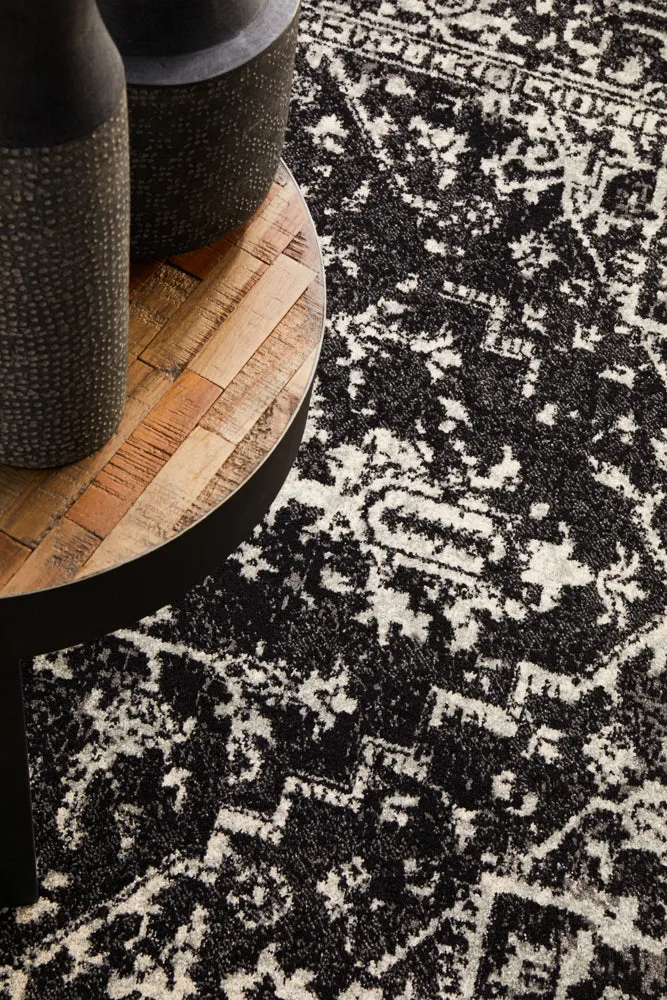 Esme Scape Charcoal Transitional Rug