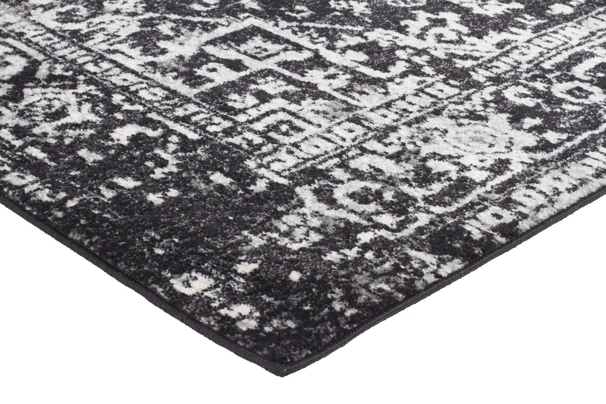 Esme Scape Charcoal Transitional Runner Rug