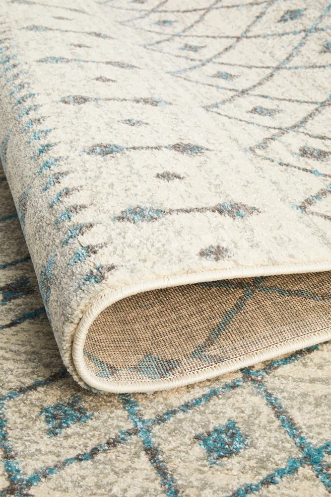 Esme Slate White Transitional Rug-200X290CM