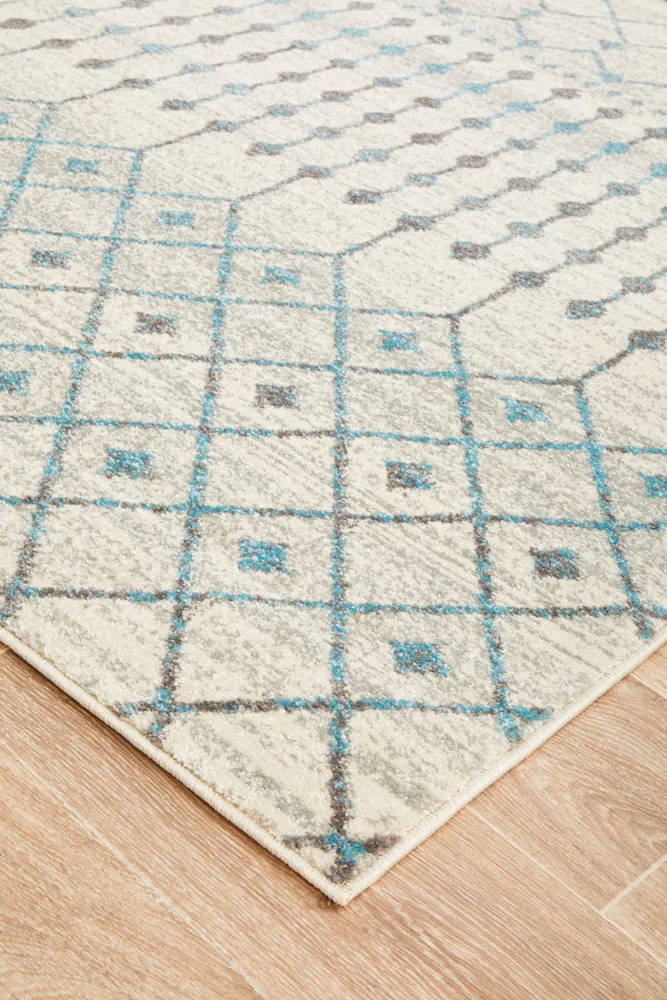 Esme Slate White Transitional Rug-200X290CM