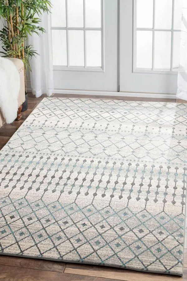 Esme Slate White Transitional Rug-200X290CM