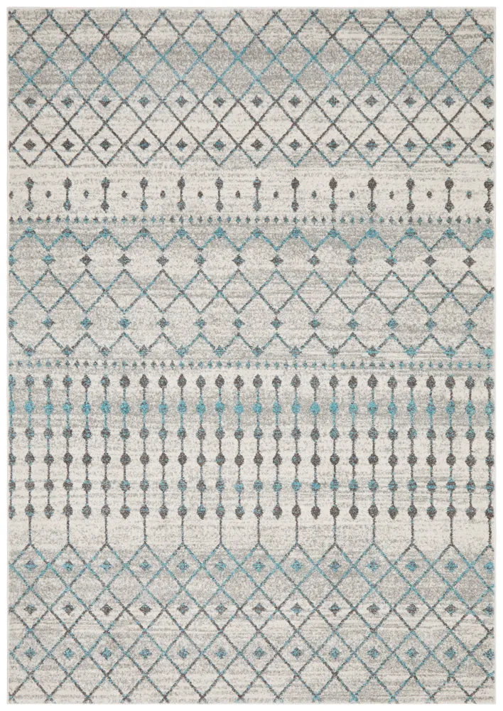 Esme Slate White Transitional Rug-200X290CM