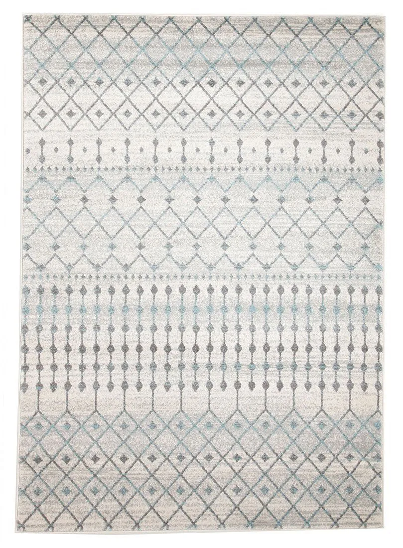 Esme Slate White Transitional Rug-200X290CM
