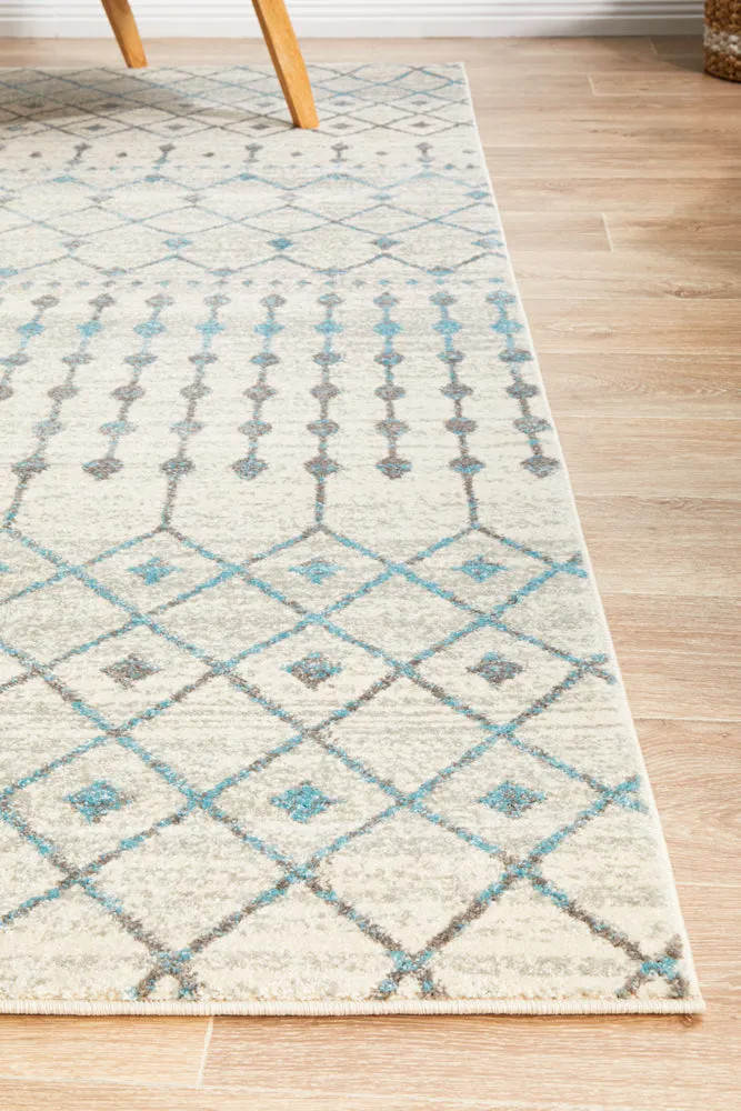 Esme Slate White Transitional Rug-200X290CM