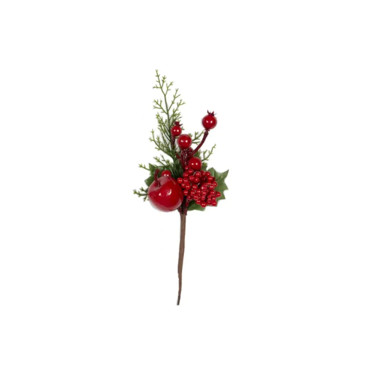 Gala Berry Spray Red & White Assorted 23cm