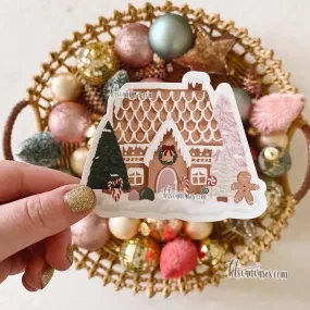 Gingerbread House Sticker