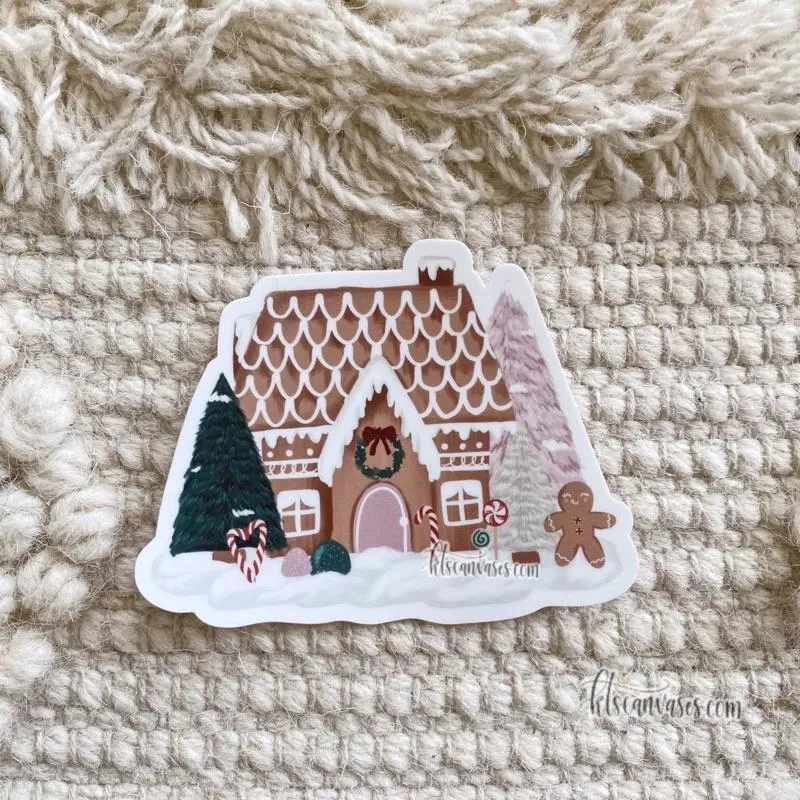 Gingerbread House Sticker