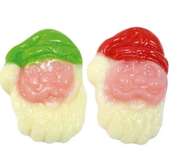 Gummi Santa Faces