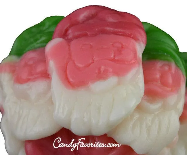 Gummi Santa Faces