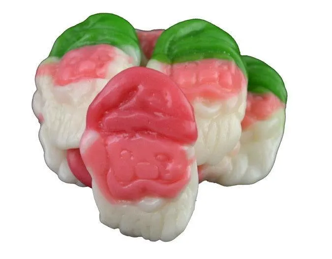 Gummi Santa Faces