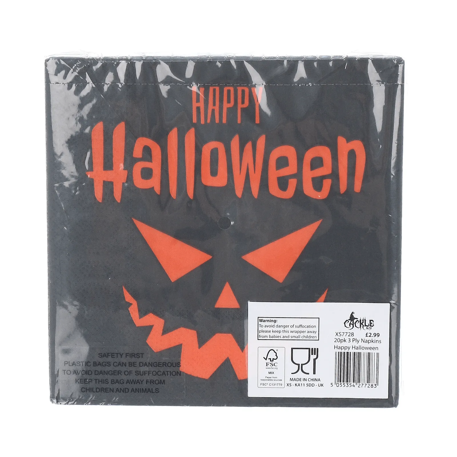Happy Halloween Table Decor Party Paper Cups Plates Napkins