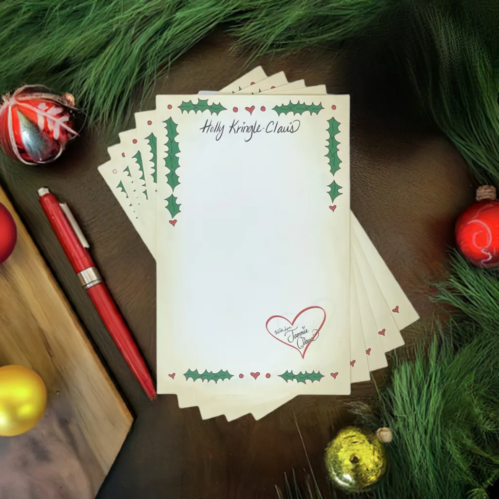 Jammie Claus Stationary
