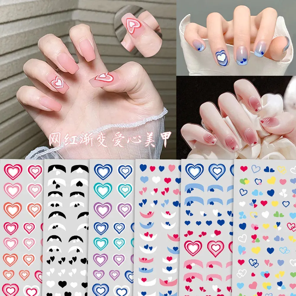 Laser Silver Christmas Nail Stickers Set Winter Elk Snowflake Nail Art Decorations 3D DIY Manicure Decor Gel Slider Decal